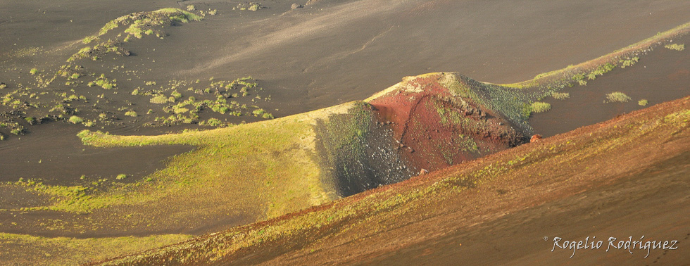 Los colores de las cenizas son espectaculares